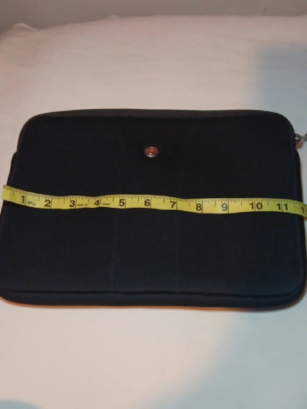 Wenger Black Neoprene Laptop Sleeve with Small Shield Logo